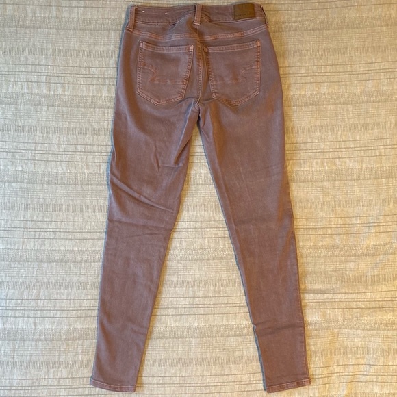AE mauve colored jeggings - Picture 2 of 3